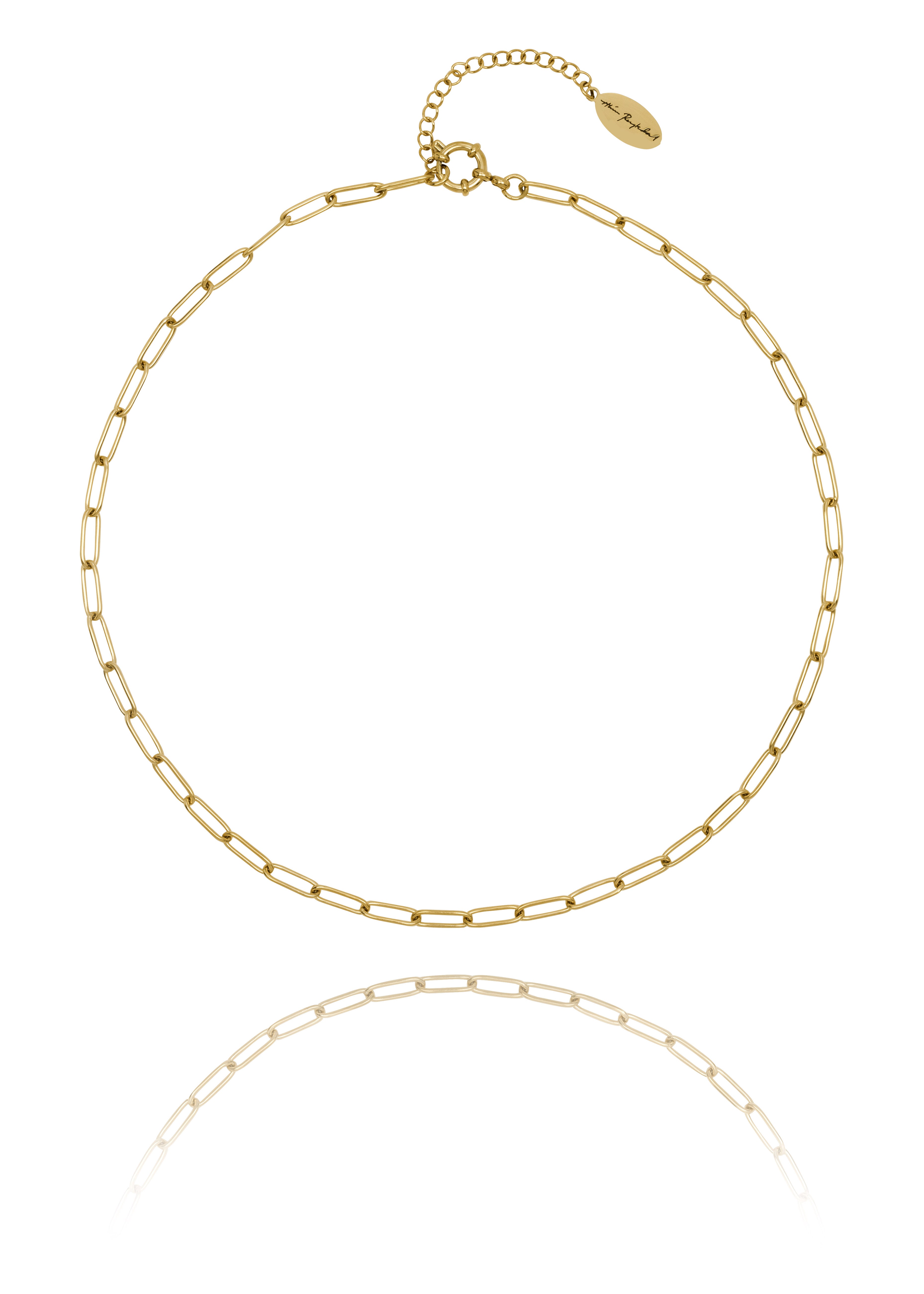 Charm Clip Chain Necklace (Gold)