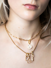 Charm Clip Chain Necklace (Gold)