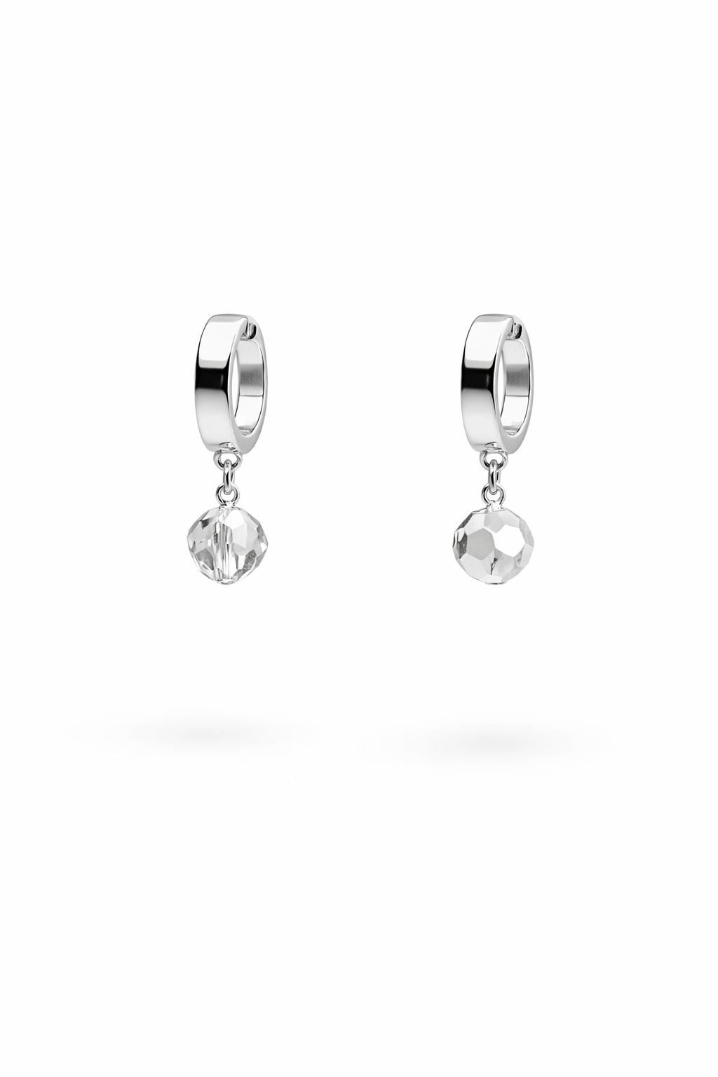 Sample: Steel hoops earrings