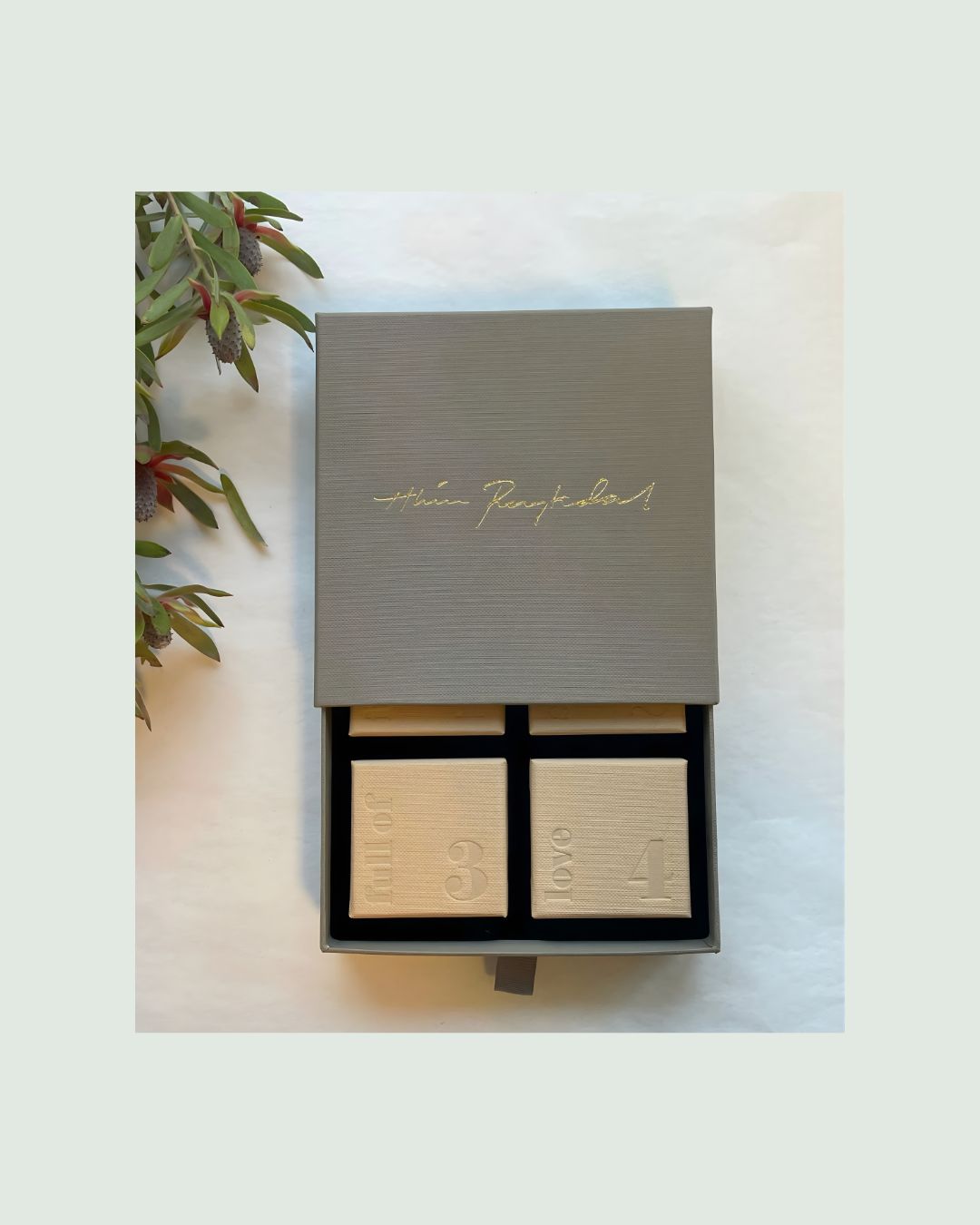 Holiday Charm Box No. 1  Midnight Love