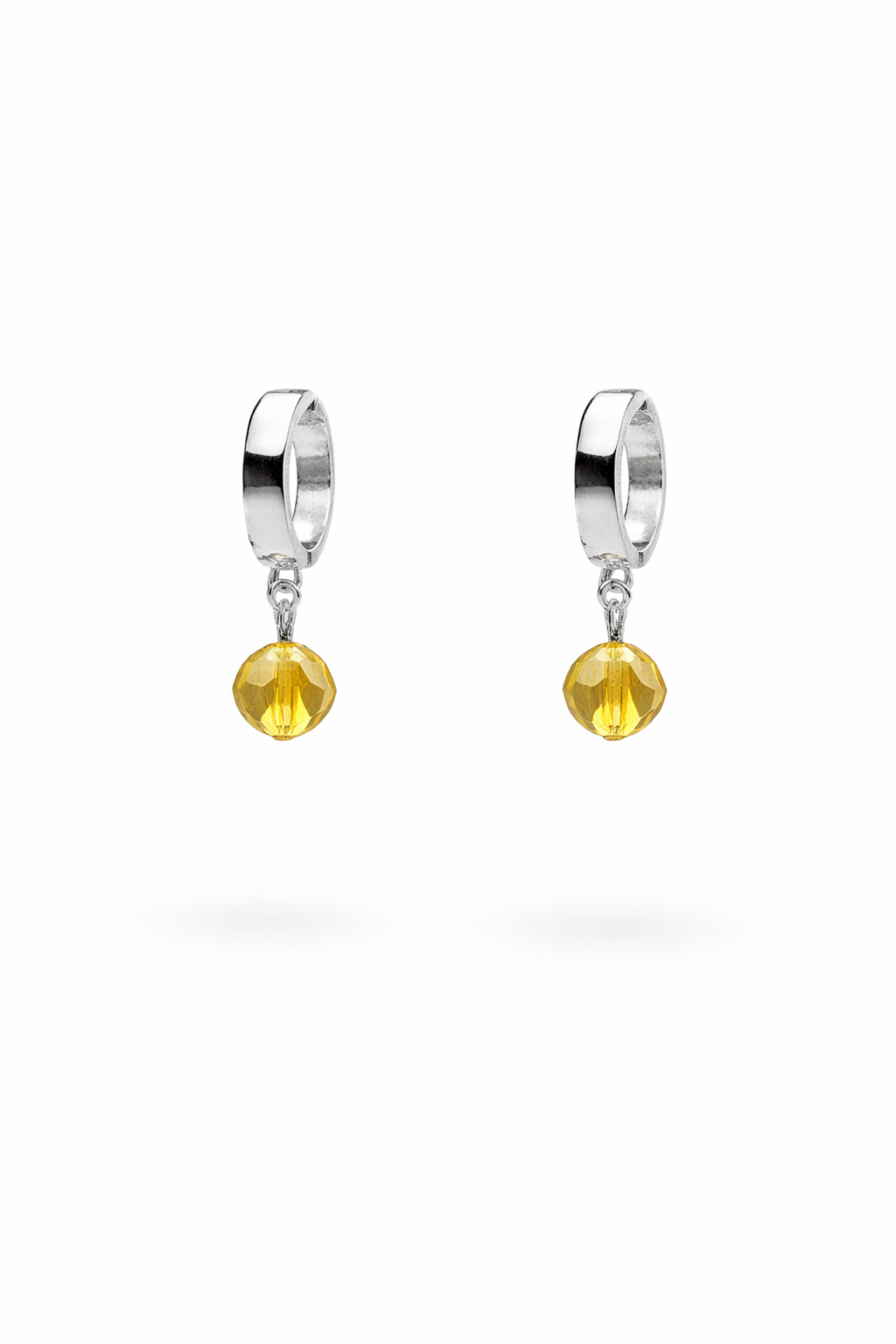Sample: Steel hoops earrings