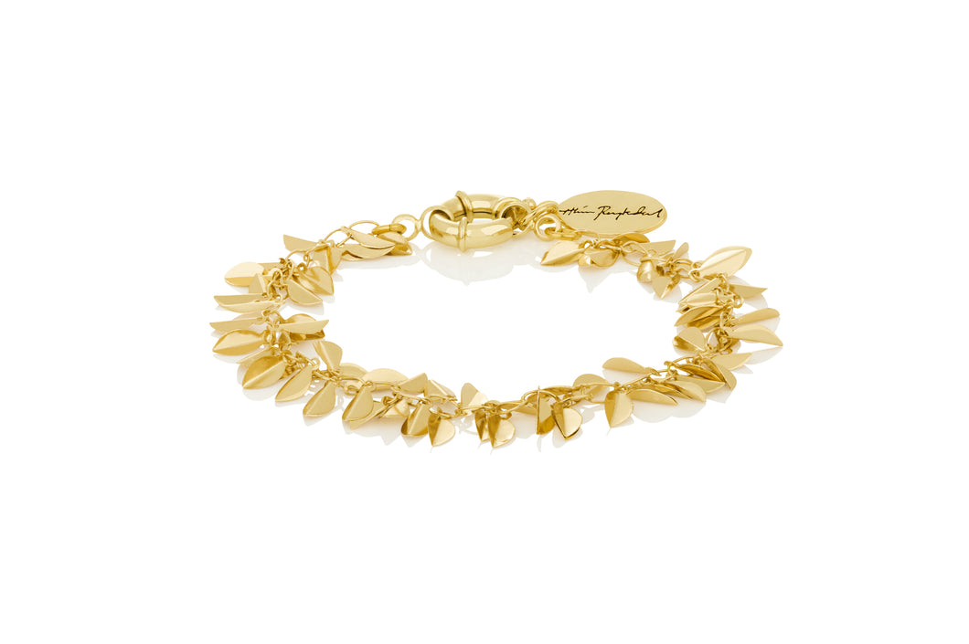 Golden Leaf Bracelet