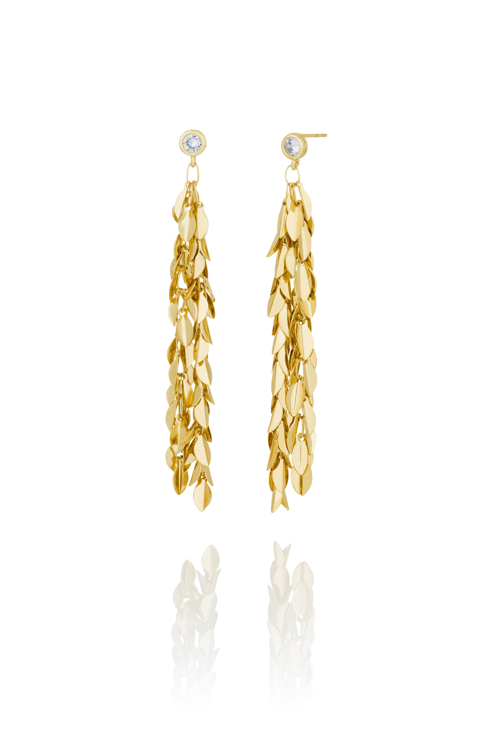 Golden Leaf Earrings