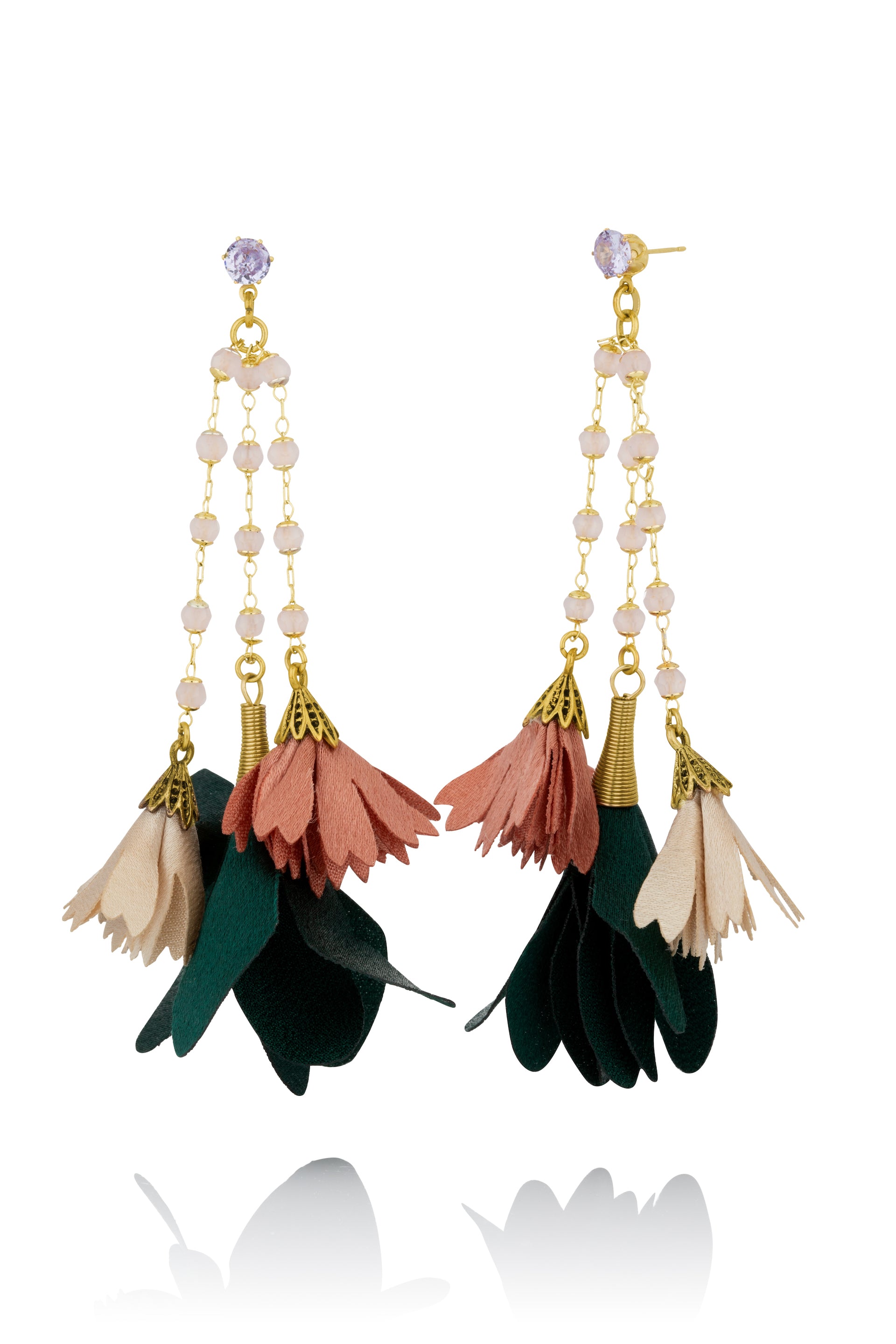 Trinity Blossom Delight Earrings