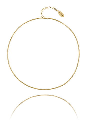 Charm Weave Necklace (Gold)