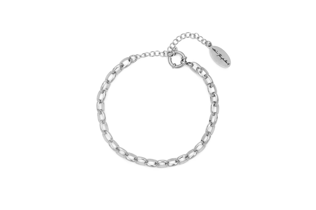 Charm Loop Steel Bracelet