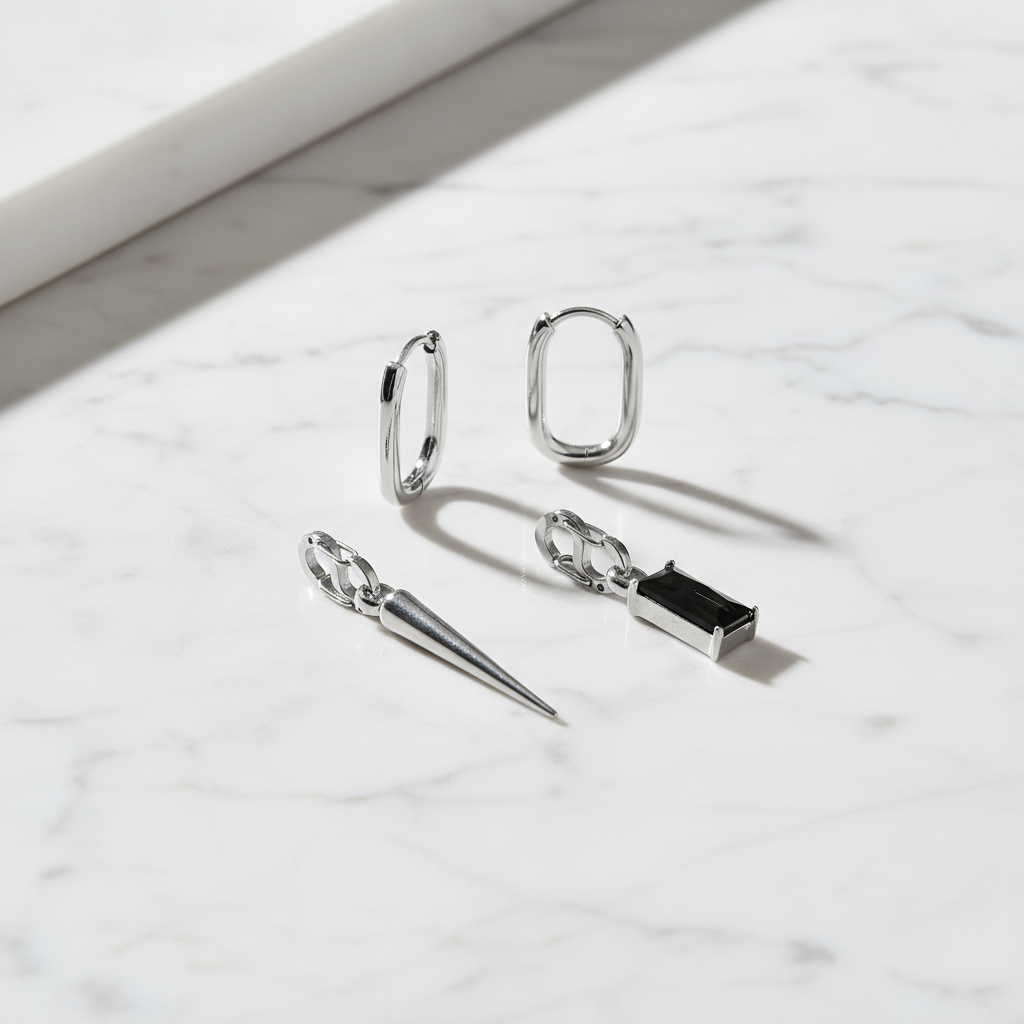 Charm Starter Set - Steel Hoops Edition á marmara