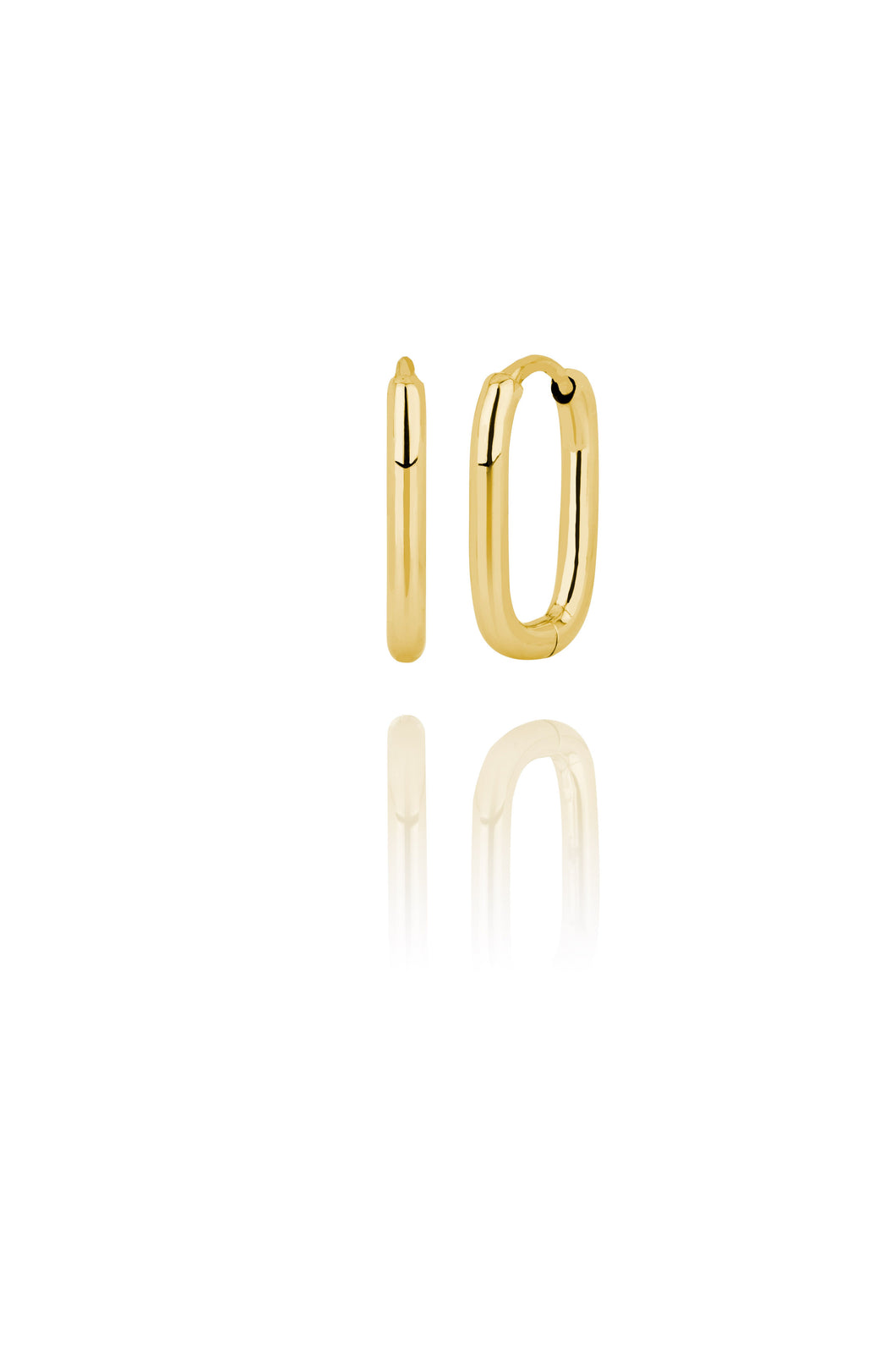 Golden Frame Hoops