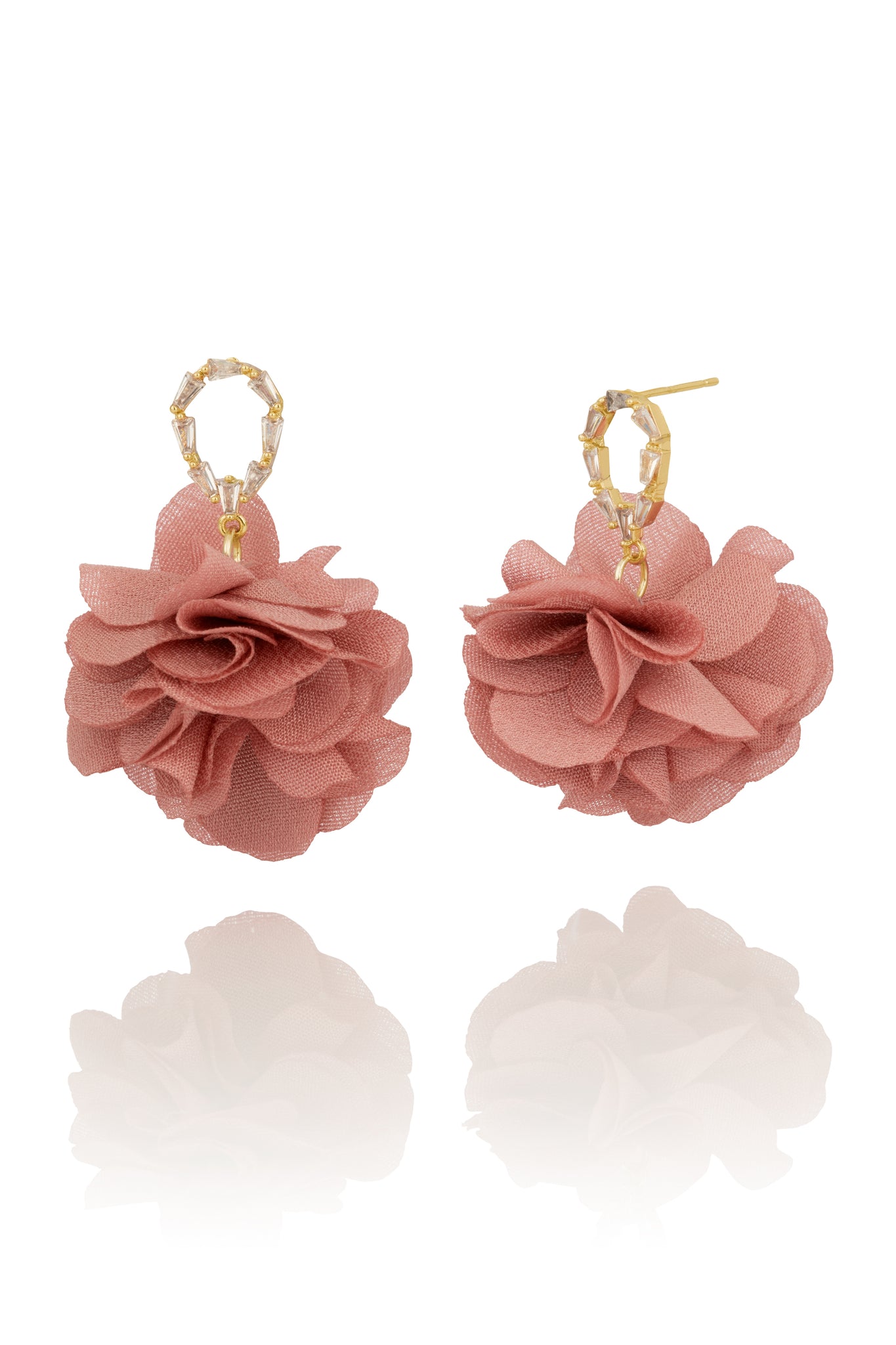 Blóm - Earrings Dahlia – Hlín Reykdal Jewellery